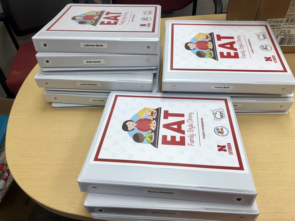 All set for EAT Family Style Coach’s training day! <a href="/IANRmedia_UNL/">Nebraska IANR Media</a> <a href="/UNL_CYFS/">Nebraska CYFS</a>