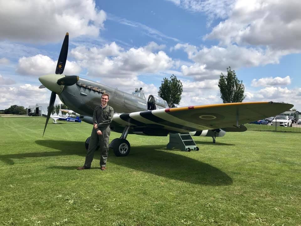 Congrats to Callum our competition winner who took to the skies today in ML407! #ultimatewarbirdflights #Competitionwinner #ThursdayMotivation #AvGeek #aviation