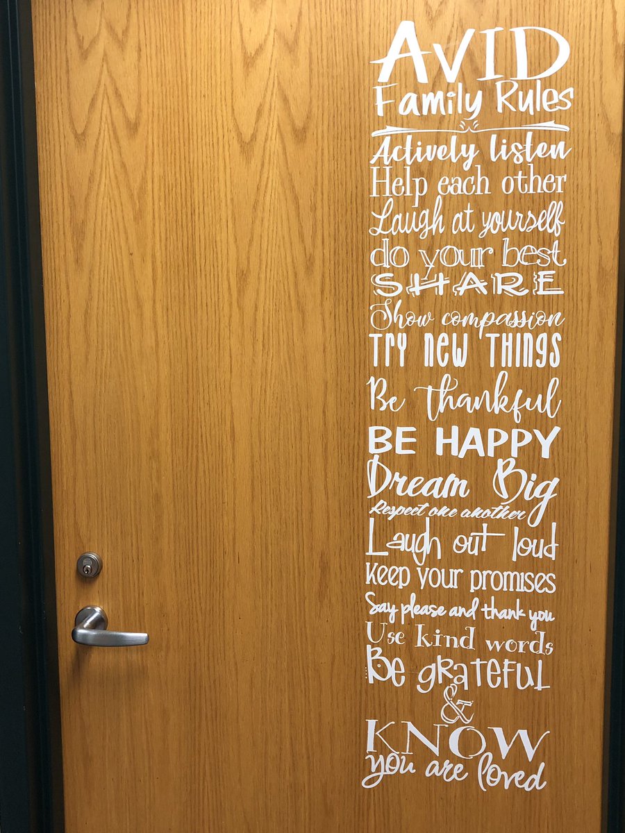 NCHS_AVID's tweet photo. New for my closet door. #AVIDrules! https://t.co/tK7gY8r380