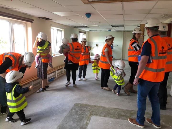 We visited the nursery to get a first glimpse of renovations. Great to see work underway to remodel our environment, enhance play spaces  &amp; give direct access outdoors for 3-5s. Thanks to Robertsons construction for taking time to talk to children about works.  <a href="/elc_stirling/">ELC in Stirling</a>