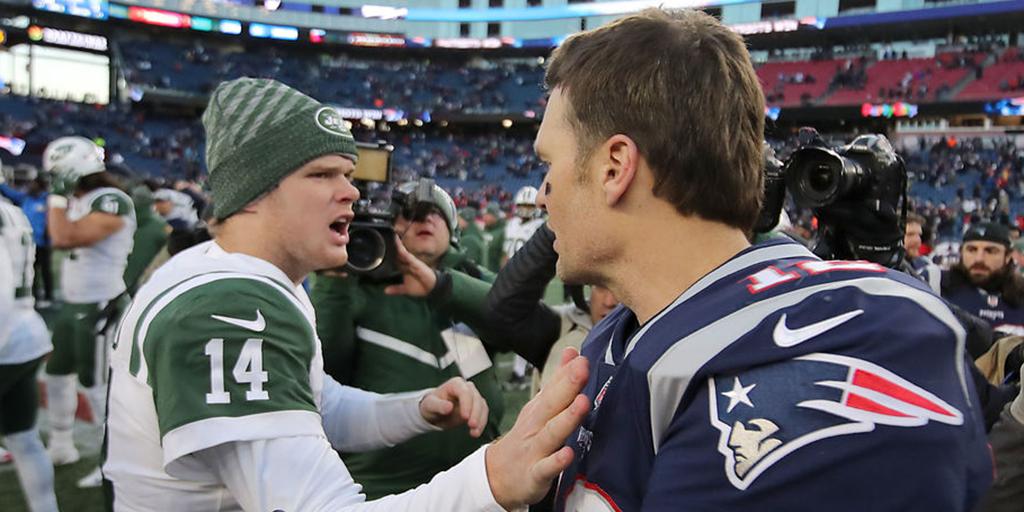 Sam Darnold passed on wishing Tom Brady happy birthday to keep \competitive edge.\  