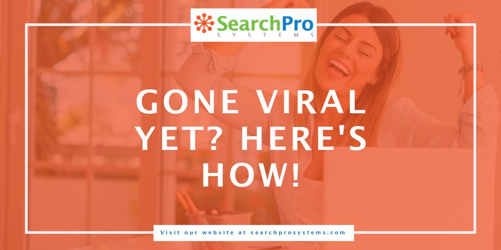 SearchProSystem's tweet photo. This week, our blog discusses tips and tricks for going viral!
https://t.co/Lq3kuRuGB2
#digitalmarketing #socialmedia #searchprosystems #marketingcompany https://t.co/MeBTofTvGV
