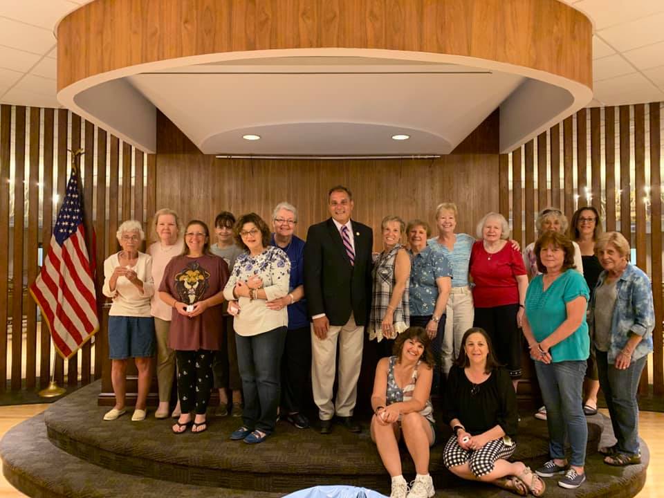 I presented “Women of Distinction” pins to the Ladies Auxiliary of Massapequa Fire Department. Thank you for all that you do for our community.
