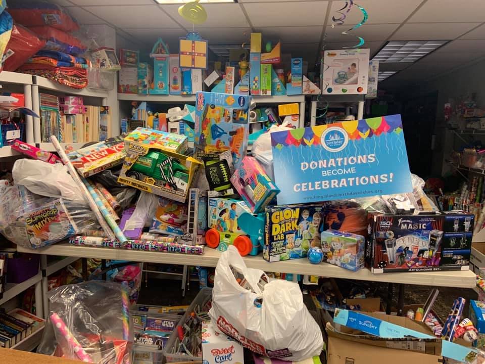 Thank you to everyone who donated toys and supplies for Birthday Wishes of Long Island - a wonderful Hicksville-based not-profit organization that throws birthday parties for homeless children.