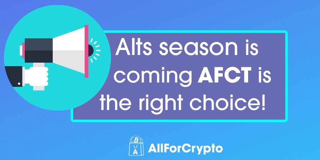 AllForCrypto_1's tweet photo. #Altcoins season is coming and #AFCT is the right choice!
Buy AFCT tokens here: https://t.co/G5Fl1yV7iA
#forextrading #forextrader #cryptocurrencynews #cryptonews #allforcrypto #Crypto #Trader #investor #binance #BTH #ETH #bitcoinmining #bitcoinmining #BitcoinCash https://t.co/1jbTIjPGPU