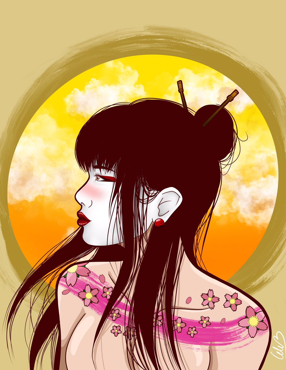 celinabu's tweet photo. #digitalpainting #graphicdesigner #art #artwork #design #orignalartwork #portrait  #singer #graphicdesigner #ipadpro #procreate #chibi #doll #chibidrawing #femalemodel #surrealism #portrait #geisha #cherryblossomtattoo #cherryblossom #japanesegirl #japanese #geishamakeup https://t.co/O51RBCI5ZC