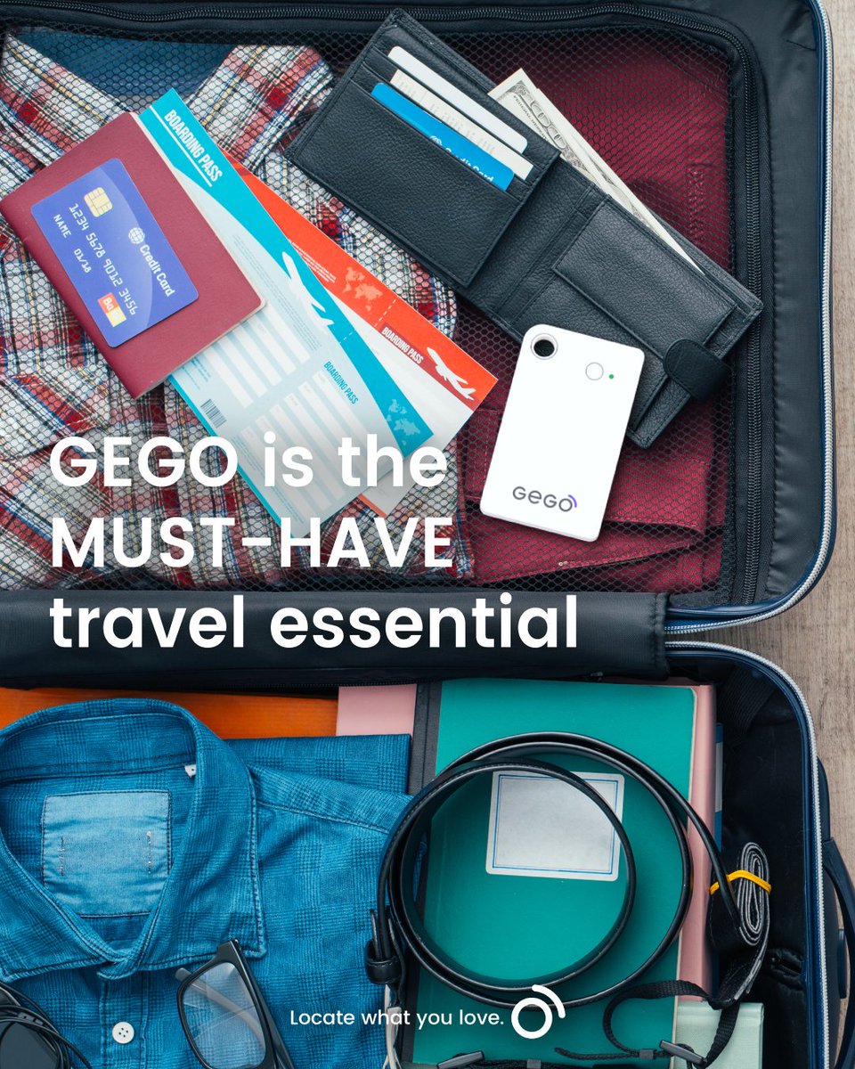 GEGO_tracker's tweet photo. GEGO is the must have travel essential👌
Try it https://t.co/TWNWOnVsKK

#Travelers #musthave #traveltip #lostluggage #lostandfound #smartluggage #luggagetracker #Airline #gps #globaltracker #device #locate #realtime https://t.co/KvmZFRA6Xm