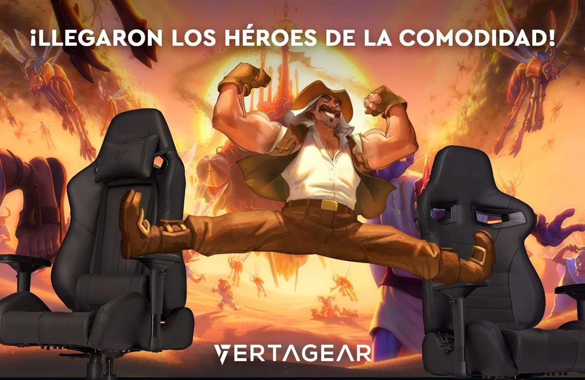 Retiwttea este post para que tengas 2 sillas Vertagear como Reno Jackson 😀
#vertagearperu #sillagamer #sl5000 #sl4000 #comodidad #hearthstone #uldum #gamer #gaming #videogames