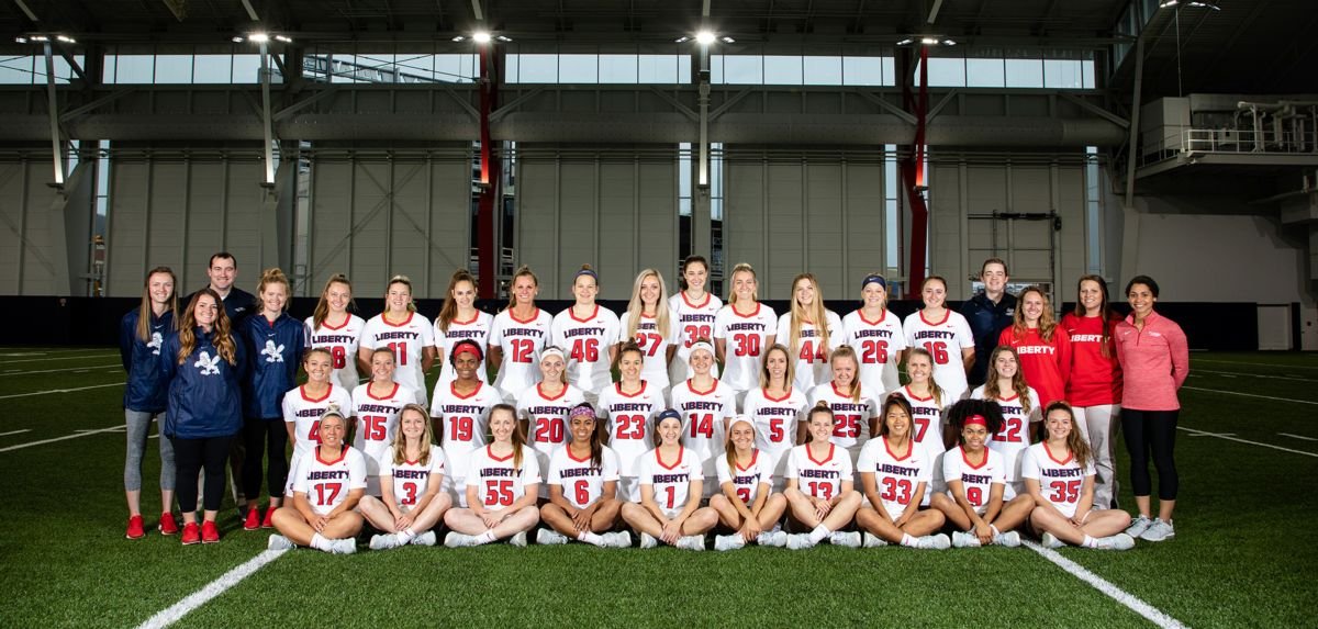 ASUN_Lacrosse's tweet photo. All 4⃣ #ASUNWLAX teams had at least 20 women named to the Honor Roll for maintaining a 3.0 GPA+ over the 2018-19 academic year. #ASUNBuilt

@StetsonLacrosse led the way with 96% of its women earning recognition, followed by @JAX_WLAX, @KSUOwlsLAX and @Libertywlax. 👏📚🥍 https://t.co/VB3bHmmBZ4