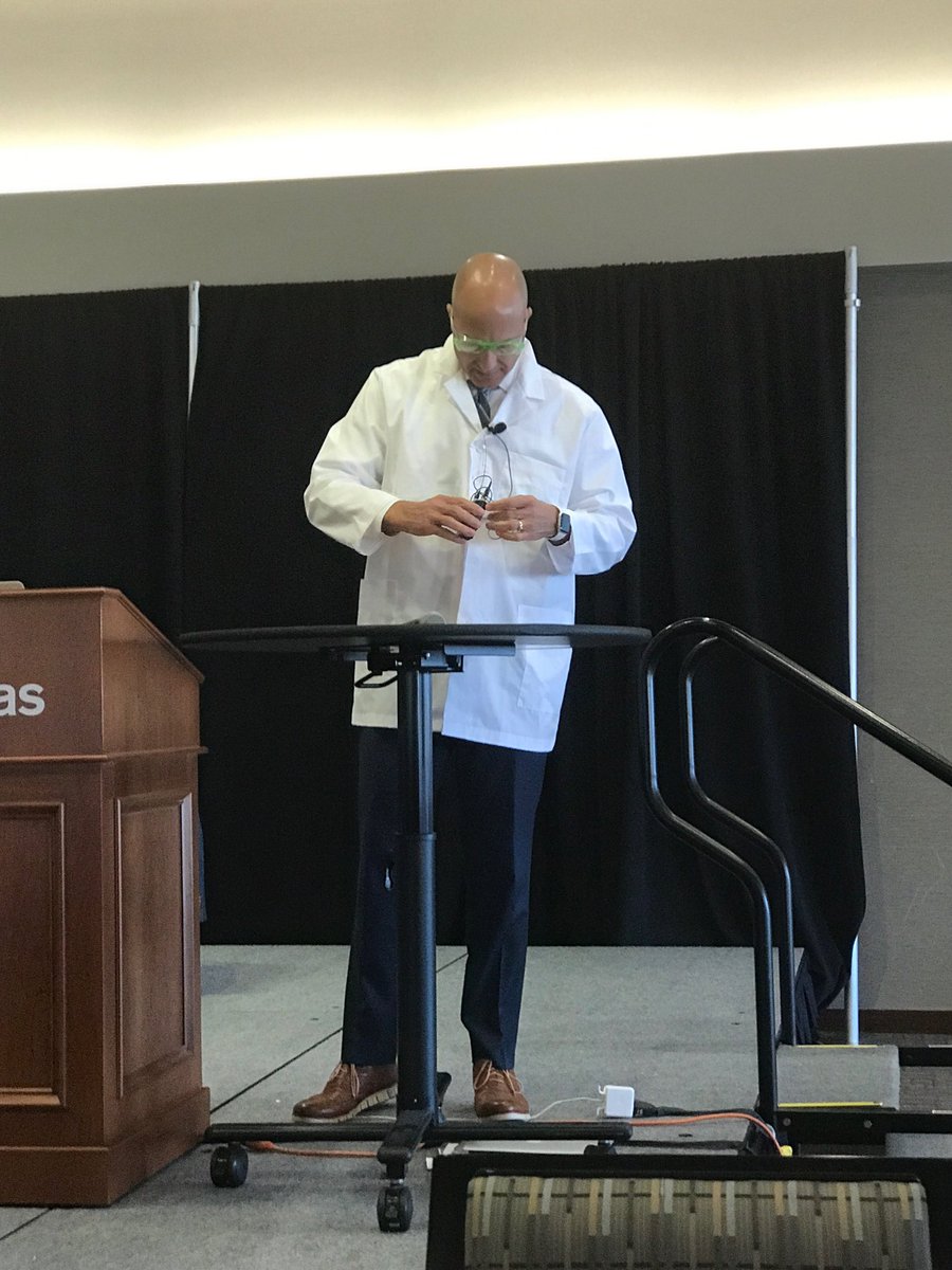 Our new science teacher arrives at Admin Academy! An experiment is underway!! #backtoschool #adminacademy