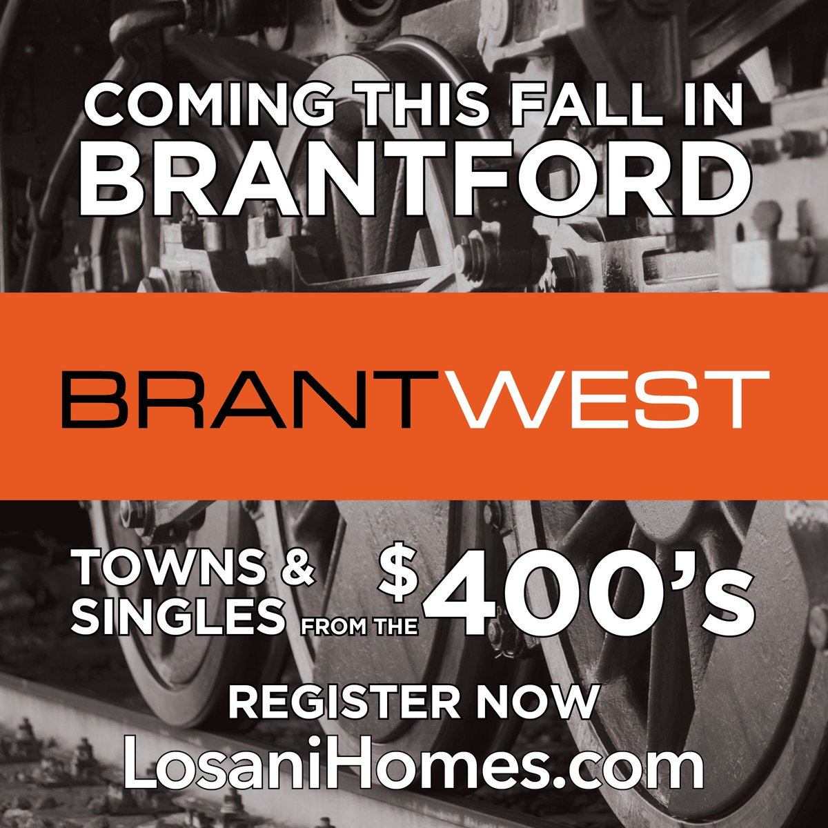 LosaniHomesLtd's tweet photo. Losani Homes is Coming this Fall to #Brantford with Brant West! Featuring towns & singles starting from the $400's. Only a short drive to west #HamOnt. Become a VIP & Register Now for this exciting upcoming community: https://t.co/1iieIK9m32
#losanihomes #brantwest #BrantCounty https://t.co/RoYZD0b0ub