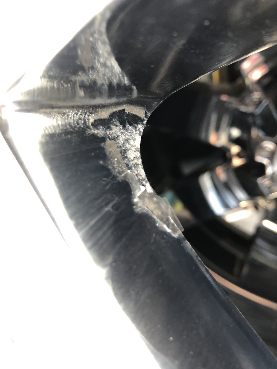 SteelBent's tweet photo. @MotoMetalWheels these are about a year old.  Shame on you @MotoMetalWheels for allowing such poorly crafted products.  I’ll never buy another MotoMetal product and I’ll be sure to share my experience. https://t.co/JQybjEety2