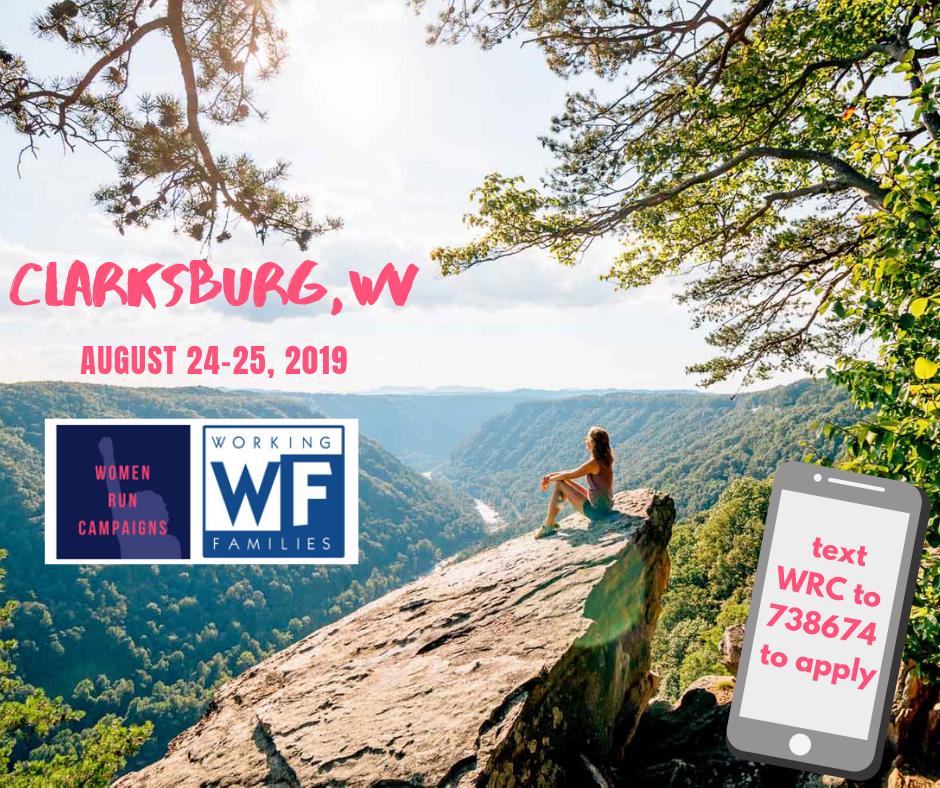 WorkingFamilies's tweet photo. 🗣️: Last call for applications! The deadline for Aug 24 &amp; 25 in WV is this Sunday!

This training is made for &amp; by women, trans, &amp; NB folks to give them the knowledge, skills, and confidence they need to become campaign managers and staffers. Apply here: https://t.co/DJ8EmxLIqw https://t.co/m0p2LTfe6E