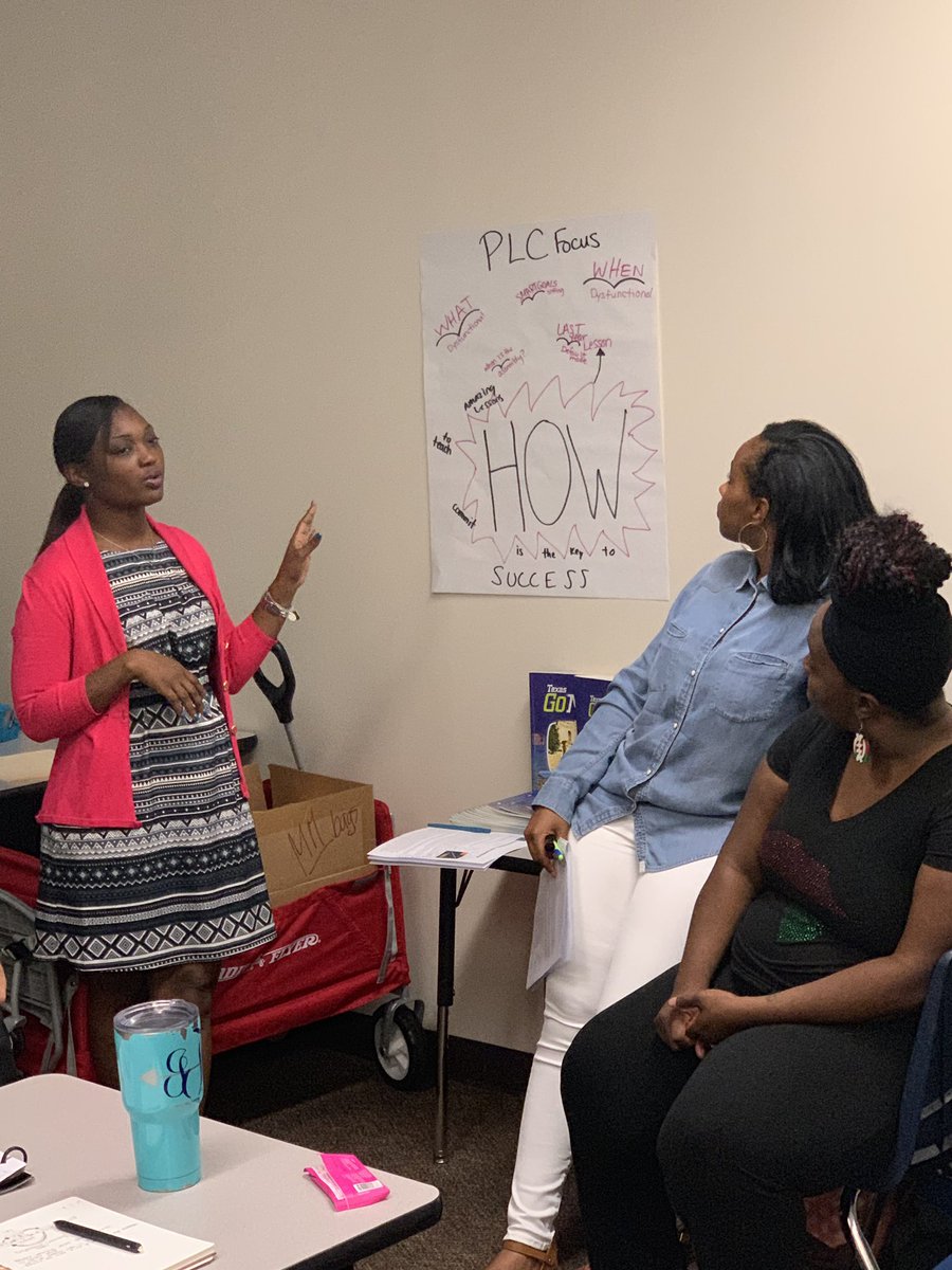 KAndersonEduc8's tweet photo. Educational leadership article read and how to run great PLCs jigsaw collaboration with @SpringISD elementary teachers at our Everychild #SOAR 2020 Jobalike Day #theyrockedit #learningtoday #nothingsgonnastopus #elementarystrong #parkinglotsurvivors @SpringISD_Curr https://t.co/cKslYqbeJA