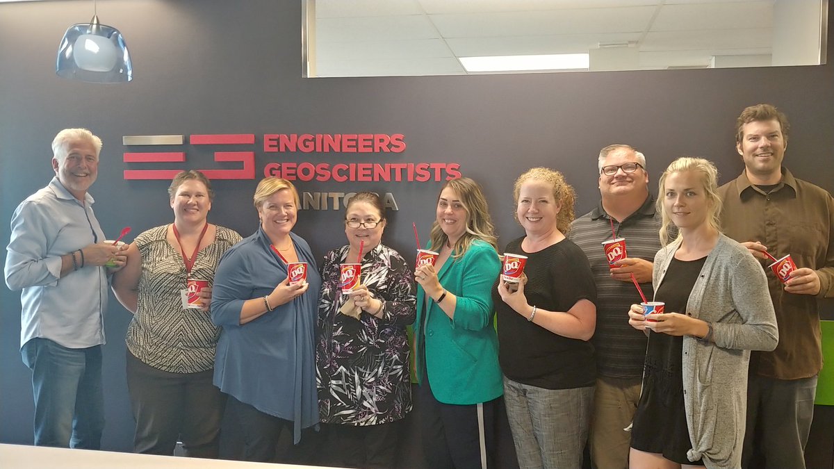 EngGeoMB's tweet photo. Staff of @EngGeoMB happy to support @CHFManitoba on #MiracleTreatDay! #LifeWorksBetter #Engineering https://t.co/r0waDrUJxe