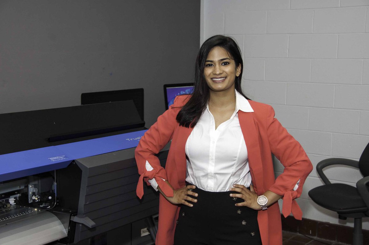 RIT_Grad's tweet photo. “When I started my journey I did not have a traditional print background, here I learned how industry works, and have been exposed to many different aspects of the industry.” - Payal Sharma, Print Media MS 2018. 

Read more on the #MasterRIT blog: https://t.co/U7wL3s2AlG @ritSMS https://t.co/I3LOJn2tcZ