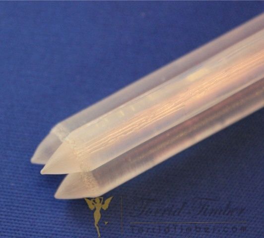 Tricane tips, sharpened to a point for some interesting additions to your play. 😉
-kitten
#torridtimber #bdsm #bdsmgear #kink #kinkywoodworker #bdsmcommunity #bdsmlifestyle #submissive #dominant #caning #canes #tricane #acryliccanetips #acrylicart #sharpened #bicane #singlecane