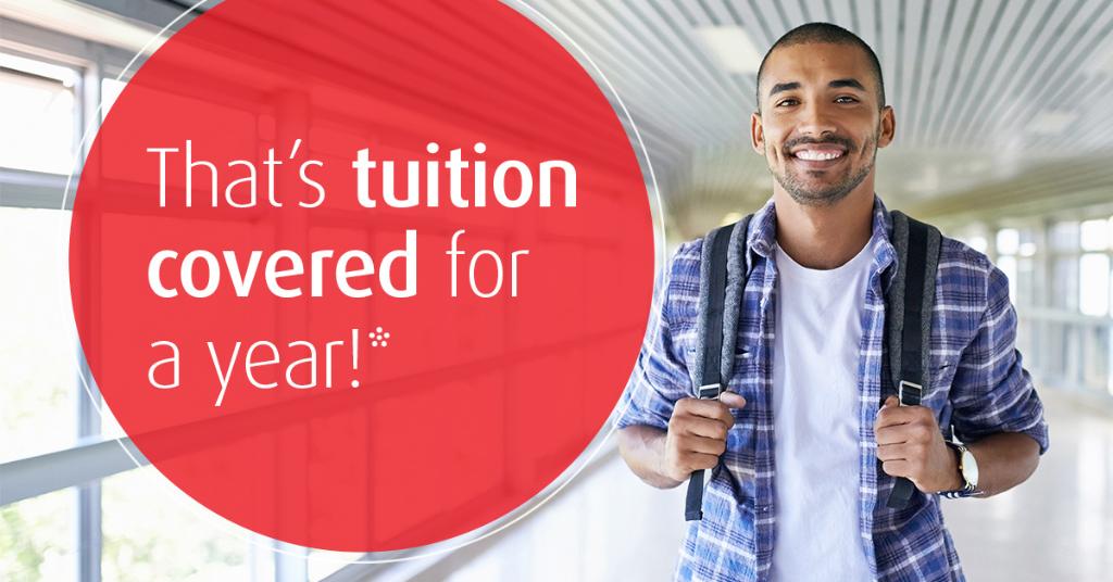 School is just around the corner! Get the chance to win $10,500 by having a BMO Student Account and sending 4 Interac e-Transfers. Learn more here: spr.ly/6019EFE7f