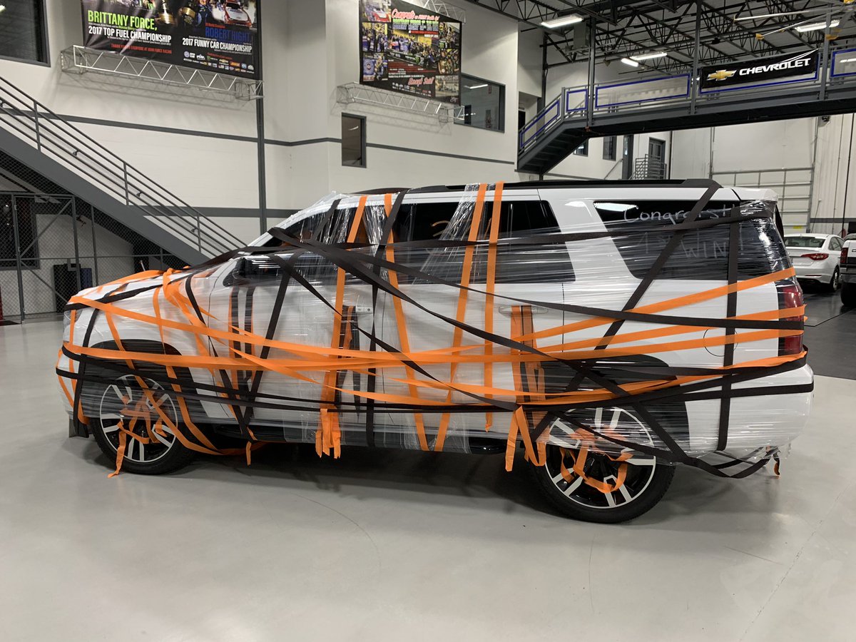 ProckRocket_TF's tweet image. The @JFR_Racing shop celebrated BIG in my @TeamChevy Tahoe RST for my 1st career @NHRA WIN! Thank you for making my first win even more special!