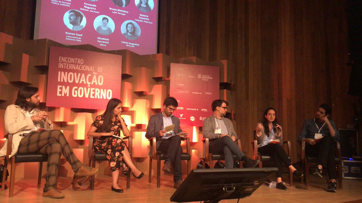 "O objetivo não é inovar em si, é ajudar a resolver problemas públicos." <a href="/Male_Tem/">💚 Malena Temerlin</a> de #LabGobAR @ModernizacionAR en #InovaSP2019