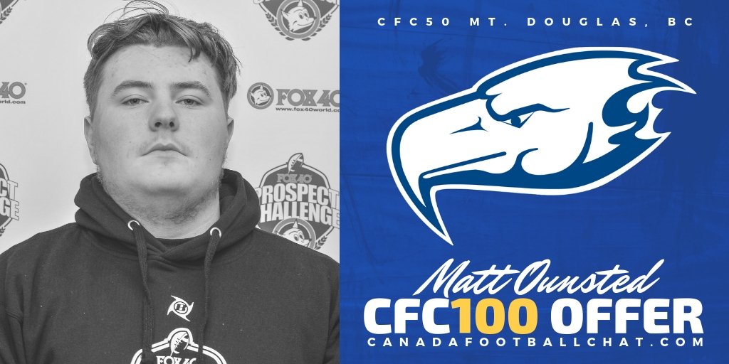 chatfootball's tweet photo. The U Sports Offers Page is filling up fast ... #CFC100 @matthew_ounsted added another offer from UBC yesterday! VIEW THEM ALL 📈💯 https://t.co/bHp53gIIvK

Player Rankings Directory ➡️ https://t.co/SVediS4cJc https://t.co/T9zl4W5tch