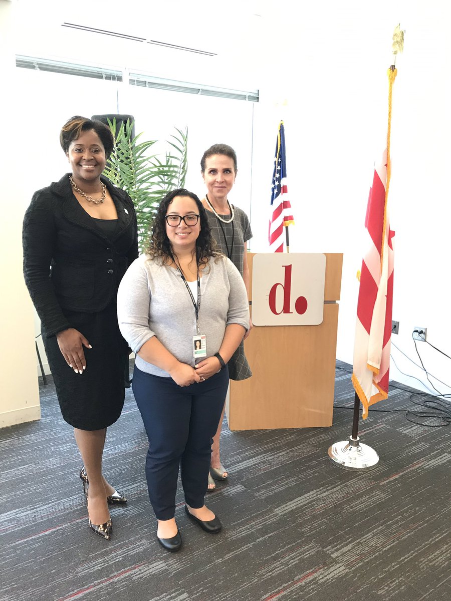 DCMOWPI's tweet photo. Thank you to the amazing women of @DDOTDC for inviting Dir. Porter to speak at the Women’s Professional Development Series on servant leadership &amp; networking! Thanks for letting us share @MayorBowser’s programs for women in the workplace &amp; for women’s leadership in DC #SheDC! https://t.co/YV5Jx9qGVG