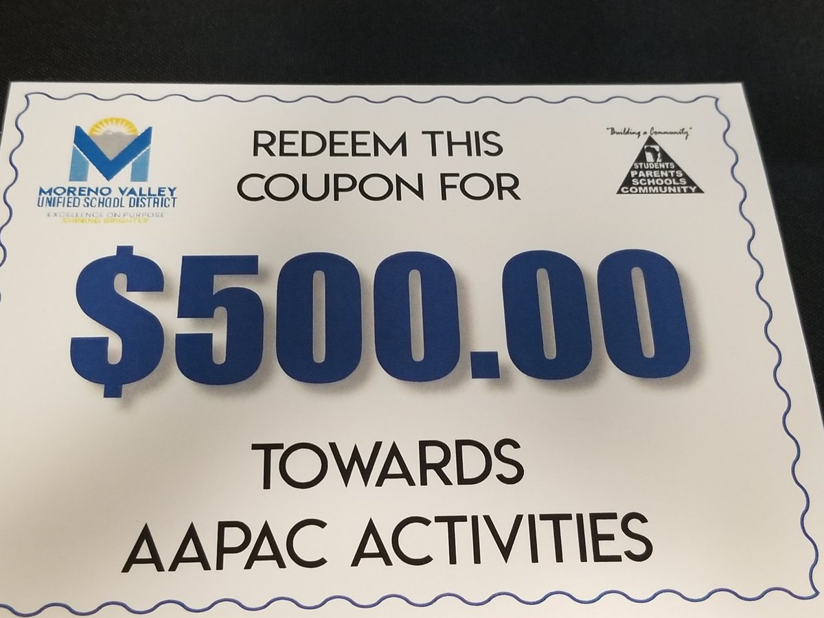 "Put your money where your heart is." ~Victoria Chavez ❤
Well, <a href="/lcbroomfield/">Lisa C. Broomfield, Ed.D</a> #EquityWarrior <a href="/MorenoValleyUSD/">Moreno Valley USD</a> certainly does! All her workshop participants received $500 &amp; one lucky winner <a href="/DoddsMain/">Ambra Dodds-Main</a> received $2,500 towards #AAPAC activities! Yass Queen!