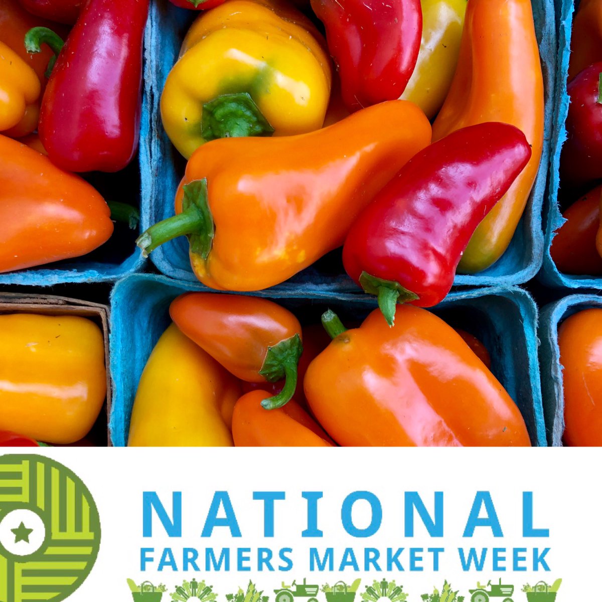 DbgFarmers's tweet photo. Show your “National Farmers Market Week” enthusiasm:  Shop with us this Saturday (8-Noon) for #localfood, #socializing and #celebrating all the good that #farmersmarkets do. Details here: https://t.co/MZvjCWs8LR #nfmw #lovemymarket #dillsburg https://t.co/UNHR5jZ6DS