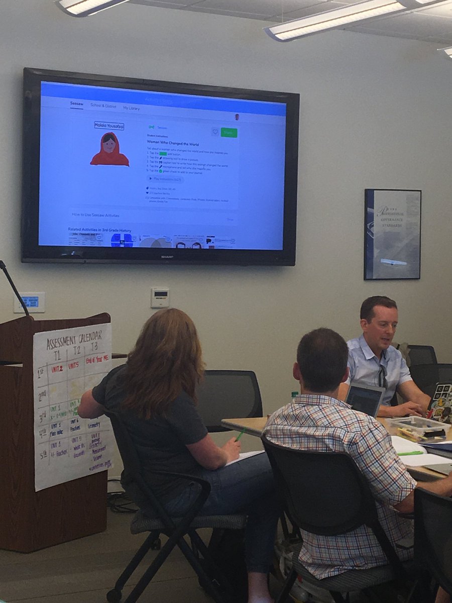 KBurrisKim's tweet photo. Kevin Cutler filling the brains of our new teachers with amazing tech wisdom! #somuchtolearn ⁦@OrindaSchools⁩ ⁦@cutlerkevin1⁩ ⁦@delreydolphins⁩ ⁦@sleepyOUSD⁩ ⁦@wrraccoons⁩ ⁦ https://t.co/5Ci1n5O75q