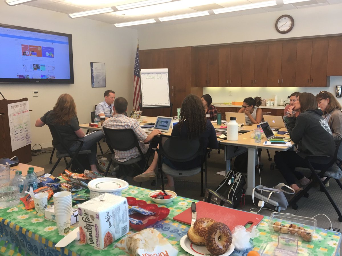 KBurrisKim's tweet photo. Kevin Cutler filling the brains of our new teachers with amazing tech wisdom! #somuchtolearn ⁦@OrindaSchools⁩ ⁦@cutlerkevin1⁩ ⁦@delreydolphins⁩ ⁦@sleepyOUSD⁩ ⁦@wrraccoons⁩ ⁦ https://t.co/5Ci1n5O75q