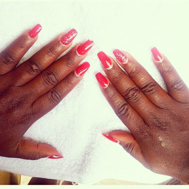 Mwitishanice's tweet photo. "The happiest girls always have the prettiest nails." https://t.co/rPgvGP7RCx