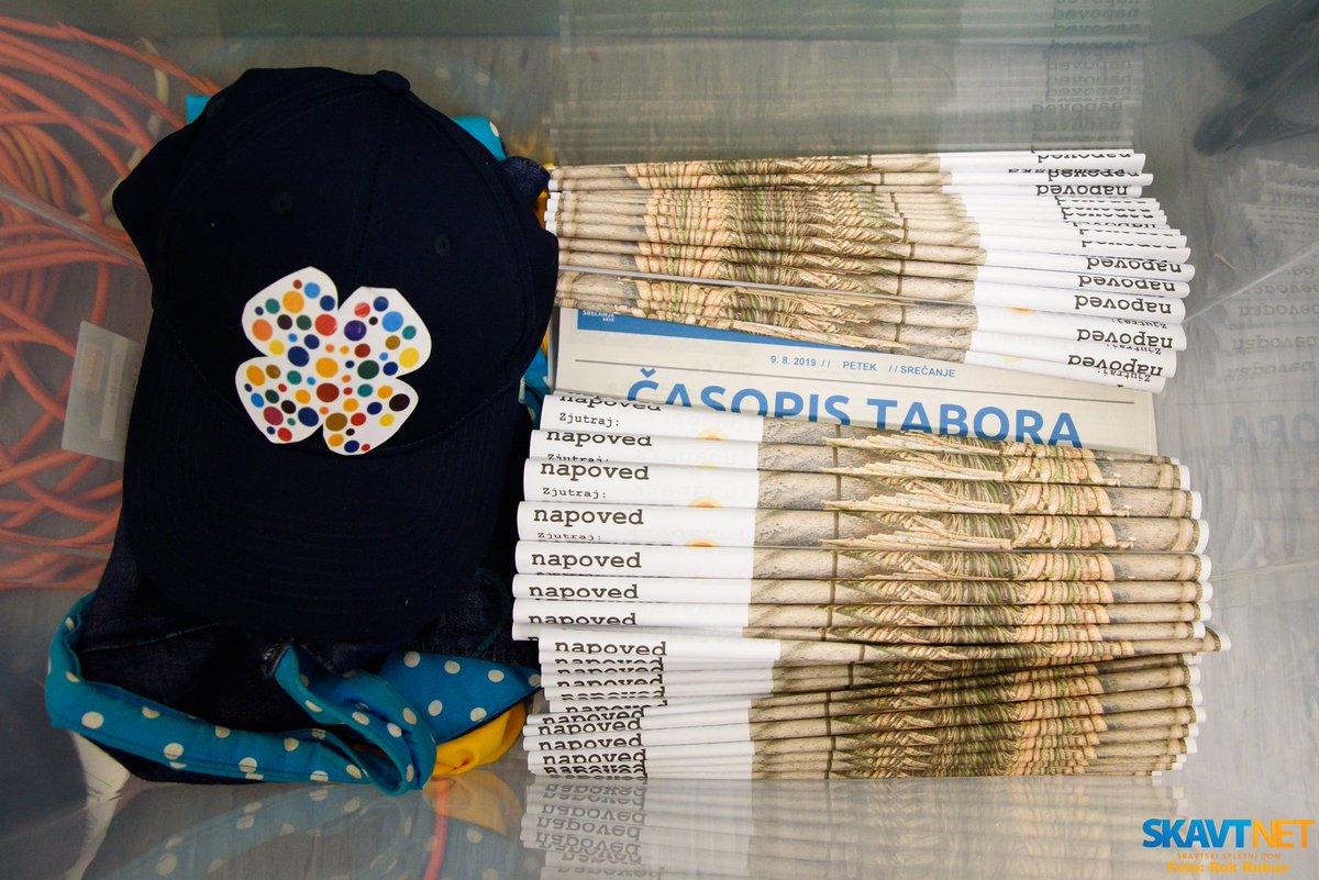 SkavtNET's tweet image. Nova številka Časopisa tabora že čaka, da ugleda luč sveta! Poštar ga prinese v zgodnjih jutranjih urah. 
#srečanje2019
