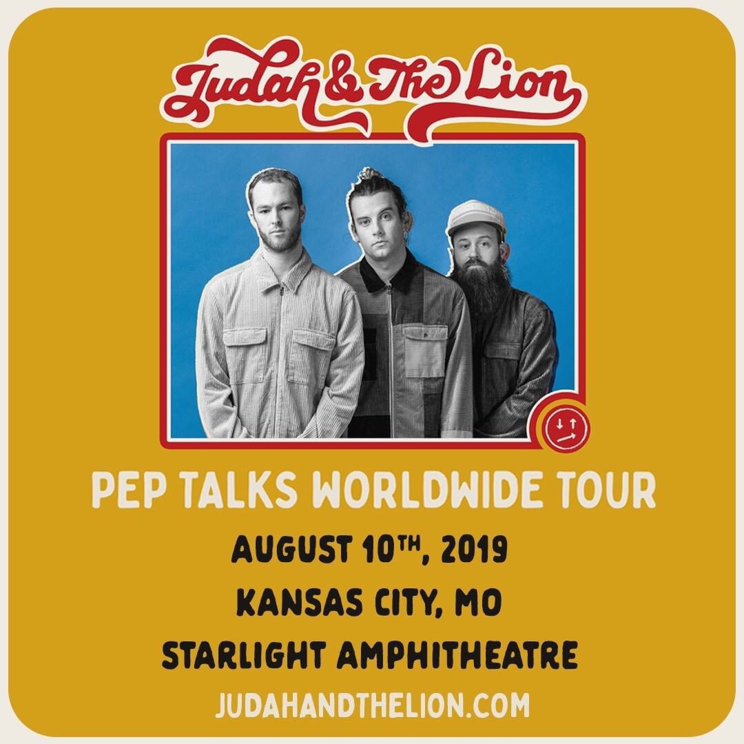 CharlieHustleCo's tweet photo. 🚨GIVEAWAY ALERT🚨: We’ve got multiple pairs of tickets to giveaway for this Saturday’s @judahandthelion show @KCStarlight! Just RT to win! Winners chosen tomorrow afternoon. GO! https://t.co/FmqlbFJDpd