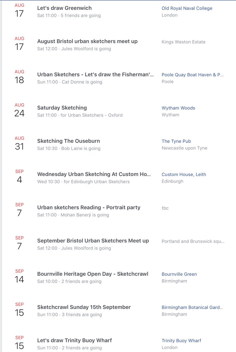 JeanEd70's tweet photo. Upcoming #urbansketchers events in the UK. More details here on the UK events page: https://t.co/HQI9tLYR4W @urbansketchers @USKNorthampton @SketchBrum @UrbSketchLondon @USKStoke @USK_Cambridge  @uskoxford @RdgSketchers @MCR_UrbanSketch https://t.co/qYDM3qYIDQ