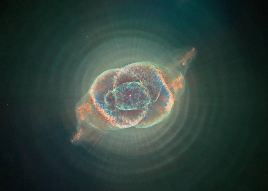 #InternationalCatDay? Try #IntergalacticCatDay. 😻

3,000 light-years from Earth, the Cat’s Eye Nebula represents a brief, yet glorious, phase in the life of a sun-like star. Gazing into its eye, we may be seeing the distant fate of our very own sun. More: go.nasa.gov/2ONolvB