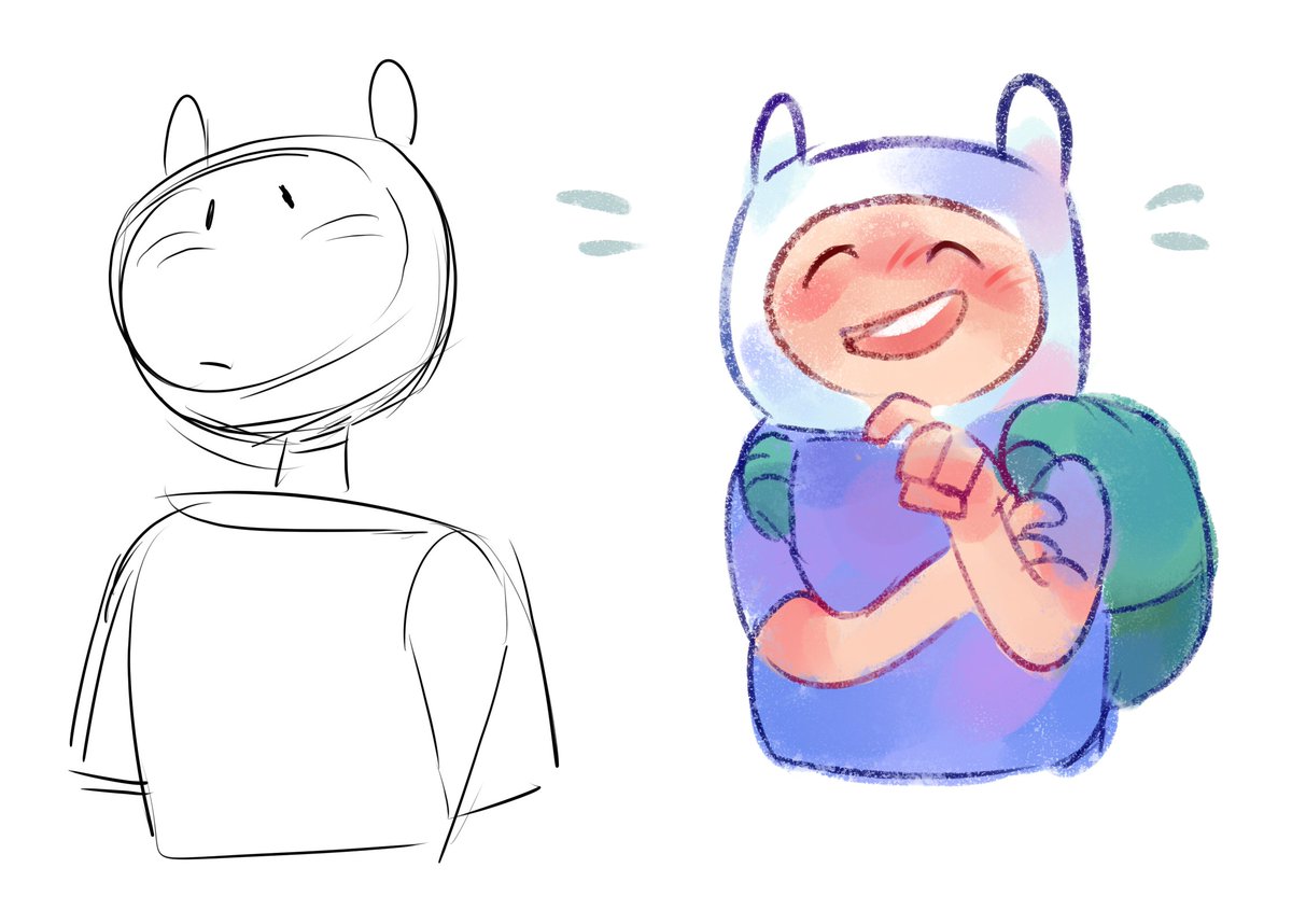 ttobeeb's tweet photo. Watching/drawing buncha adventure times with moon boy. https://t.co/lKb4mKnvwS