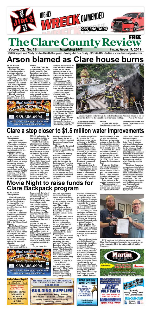 Clare County Review tweet media