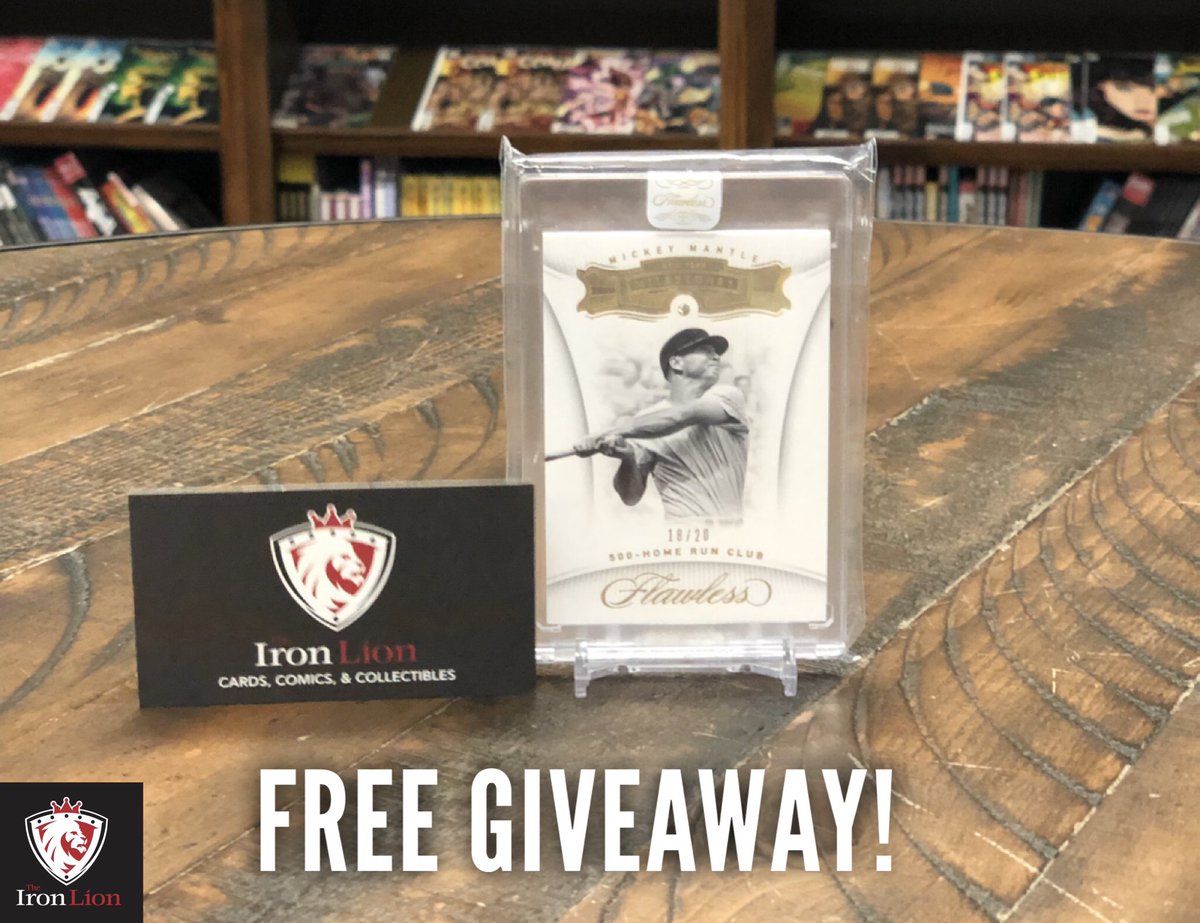 Ironlioncollect's tweet photo. We are giving away this Flawless Mickey Mantle Diamond numbered to only 20 for FREE!! We will draw the winner on August 16th! Follow these rules to enter!
1) Follow @Ironlioncollect 
2) Retweet this tweet w/ the hashtag #ironlioncollectibles
3) Comment “done” when finished! https://t.co/crVBpiRw7O