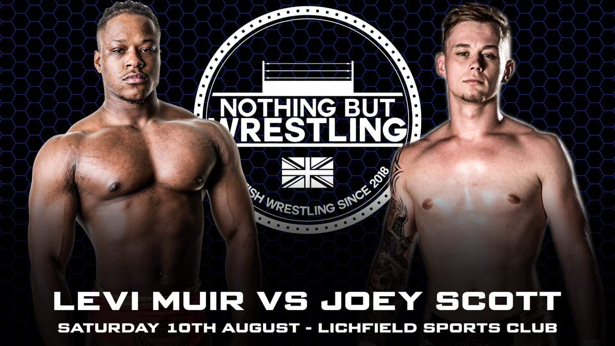 Nbwtweets's tweet photo. ****MATCH ANNOUNCEMENT****

LEVI MUIR VS HOTSHOT JOEY SCOTT! 

Looking to continue his domination of the entire NBW roster ‘The Man’ Levi Muir looks set for one of his biggest challenges yet in this 1 on 1 contest with the high flying sensation Joey Scott! https://t.co/0gKszpmlvW
