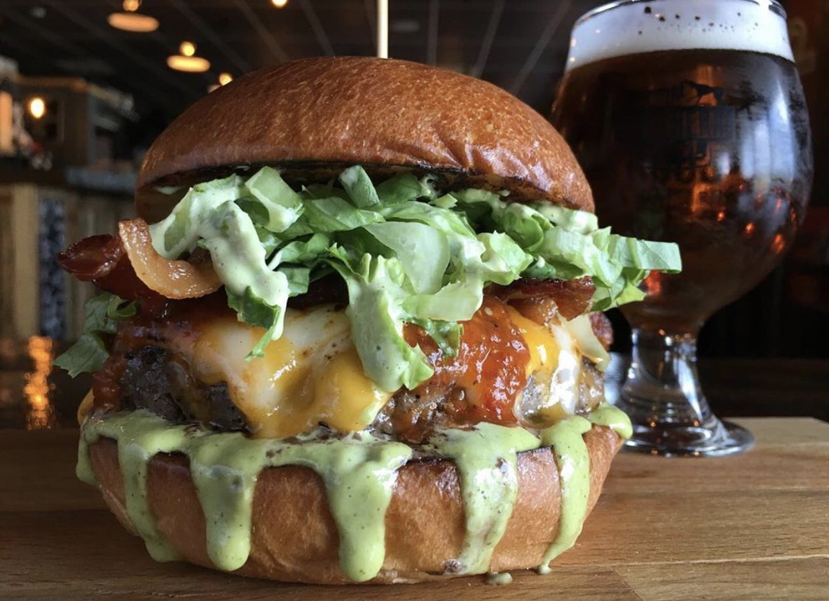 SouthernGrowl's tweet photo. #ThursdayBurgerDay Antonio Banderas Fan Club Burger #tonightonly https://t.co/FxHdAbv9cw