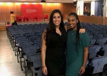 BaruchMarxe's tweet photo. Did you know? Two of our Master of International Affairs students, Claudia Huerta and Walaa Elsiddig, presented their paper about #refugee crises at the #APPAM international conference this summer in #Barcelona!
#MarxeWorldwide #BaruchPride #MarxePride #BeBaruch #APPAM19intl https://t.co/PciHxUcBGI