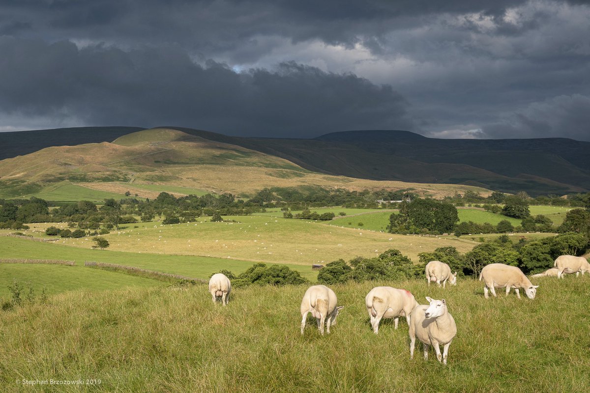 stephanbrz's tweet image. Cloud moving in quickly over the #northpennines  but a fine evening for a bike ride along the  #eastfellside of #Cumbria- no doubt will look a bit different tomorrow😬