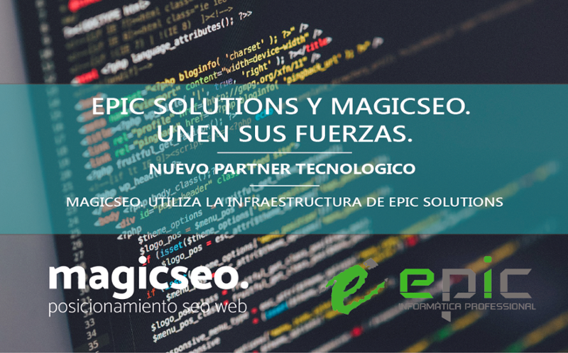 immpulso's tweet photo. EPIC SOLUTIONS Y MAGICSEO. UNEN FUERZAS 

¡¡YA ES NUEVO PARTNER TECNOLÓGICO!! 
¡¡MAGICSEO UTILIZA LA INFRAESTRUCTURA DE EPIC SOLUTIONS!!

#seo #marketing #trafico #social #referencial #organico #posicionamientoseo #motivation #creatividad #communitymanager #paginasweb #rrss #sp https://t.co/18B9UVX1ns