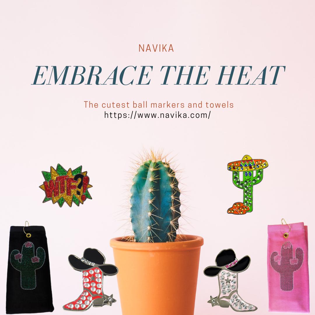 NavikaGolf's tweet photo. Why #beat the heat when you can #EMBRACE it 🔥
Shop our summer must-haves while they last at 
https://t.co/foS3H87gvP https://t.co/vauj4k1brs