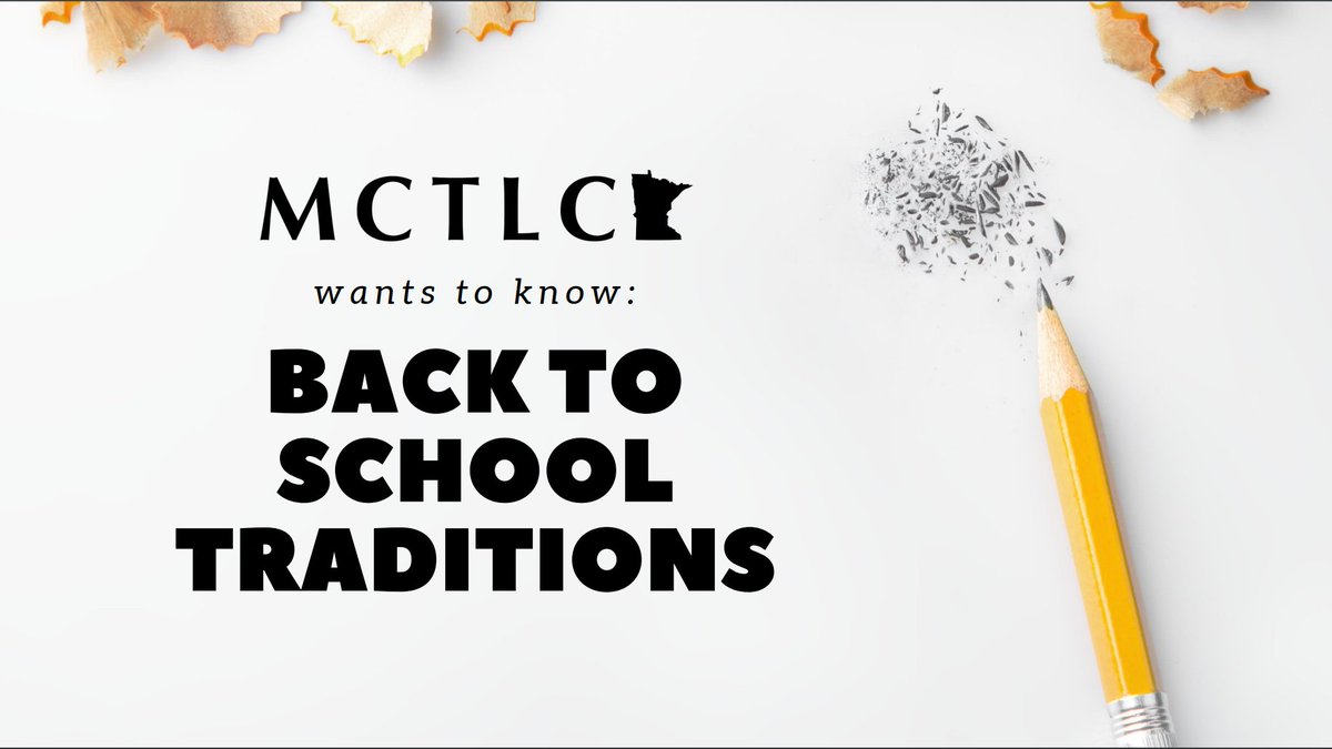 mctlc's tweet photo. Whether you already started school or are gearing up for the upcoming year, we want to know: What are your (professional and/or personal) tried & true #backtoschool traditions? Use #MCTLCwantstoknow to share with us!
#langchat #LanguageLearning #teachersofminnesota #teacherlife https://t.co/WLhgezrtbt