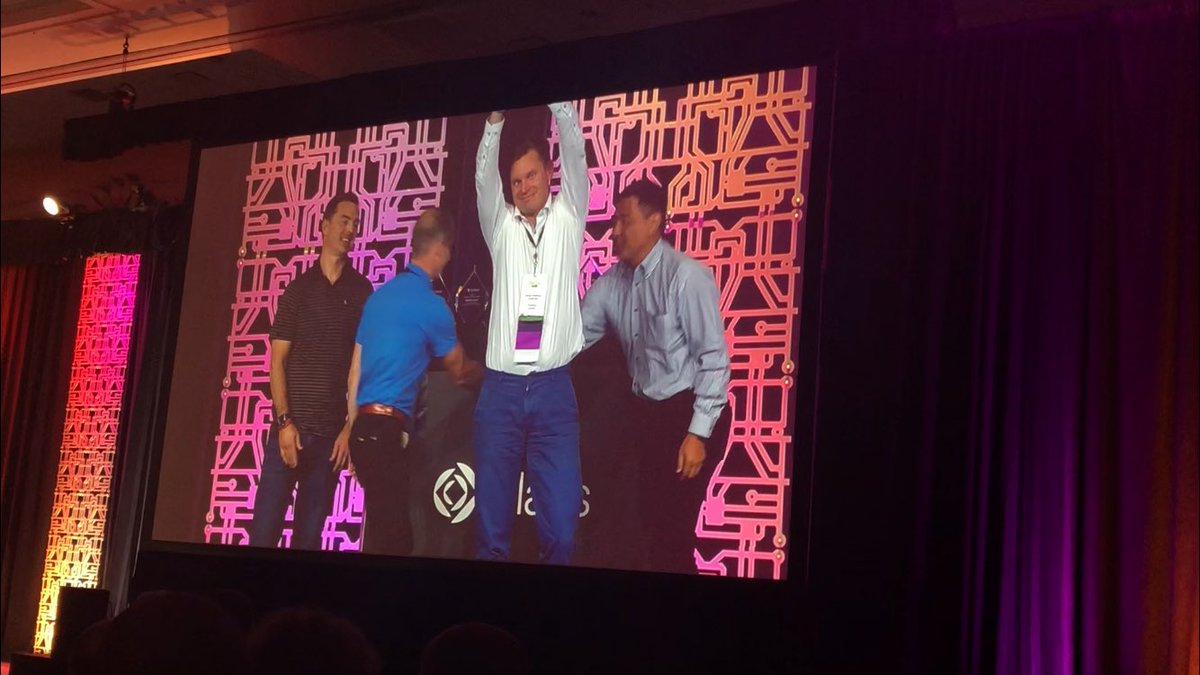 Congrats to ⁦<a href="/AtatikiGroup/">Atatiki Group</a>⁩ ⁦@AtatikiUK⁩  for their FBA Excellence Award for Education pillar!! #Claris #FileMakerDevCon2019