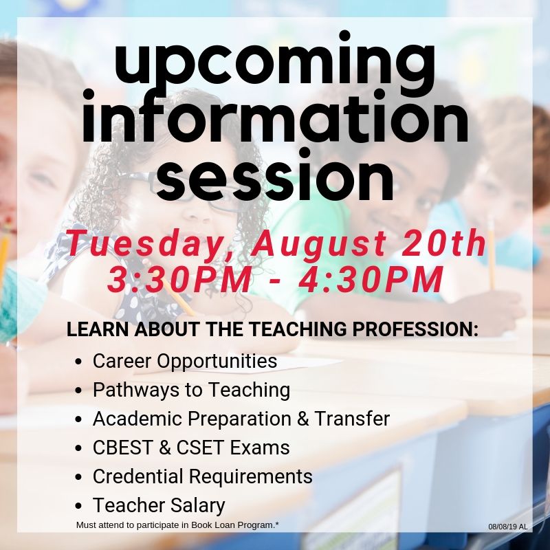 Save the date &amp; come join us to learn more about becoming a teacher 🙋‍♀️🙋‍♂️ Call to reserve your seating (714)564-6352.