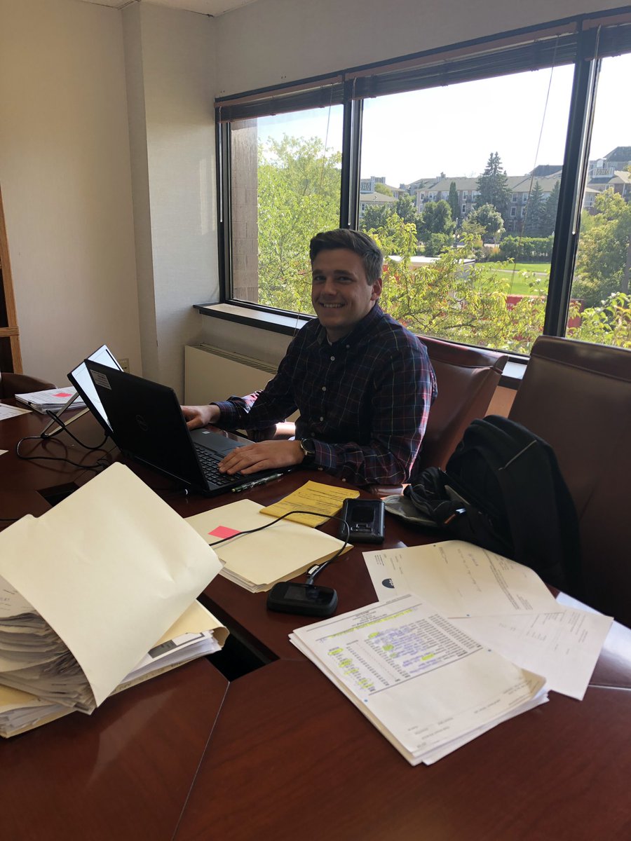 WisLodging's tweet image. Our friendly accountants from @WegnerCPAs are at the State #WHLA Headquarters conducting our annual financial audit. Dalton is working hard pouring through mountains of data! #CPA #Nonprofits