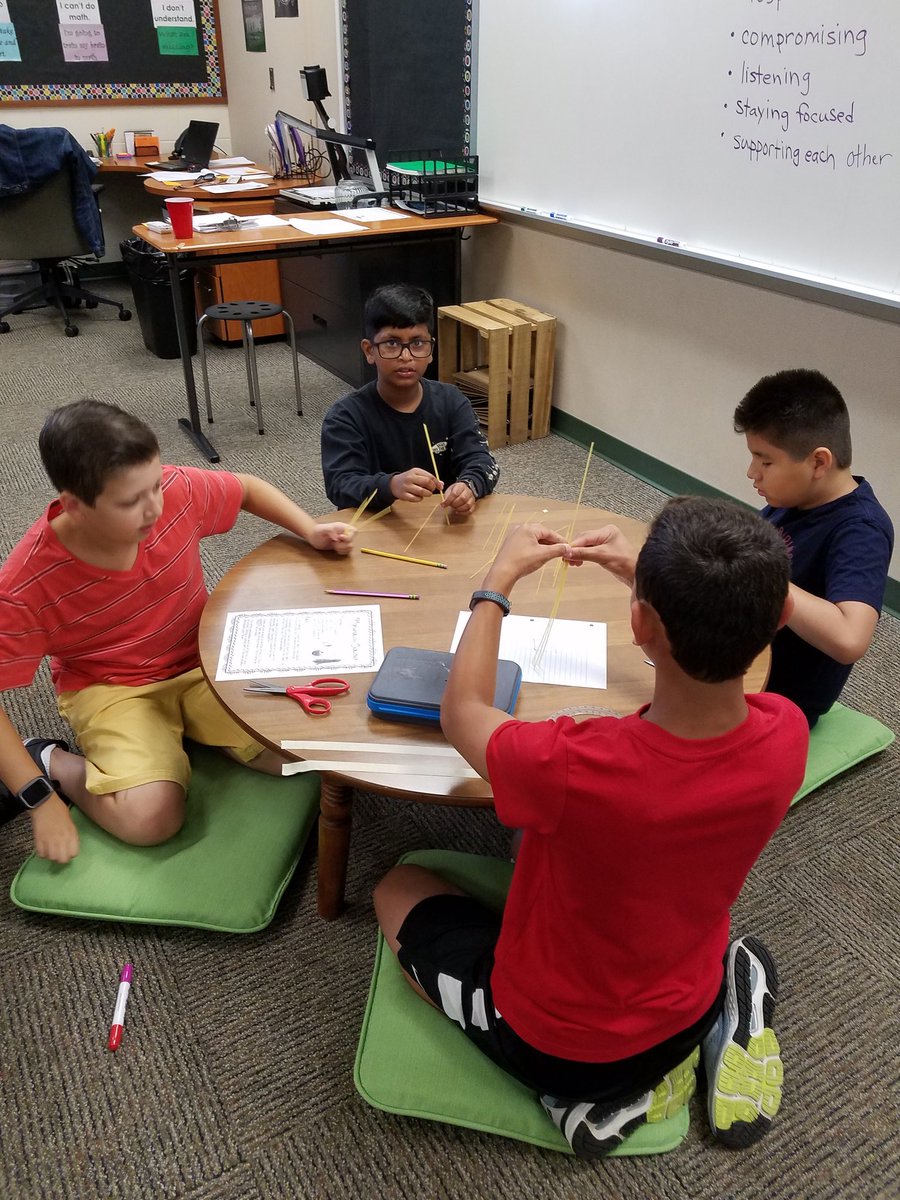 CmclarenC's tweet photo. Lots of great teamwork used today to complete our first STEM design challenge! https://t.co/Q8yE8nHAt8