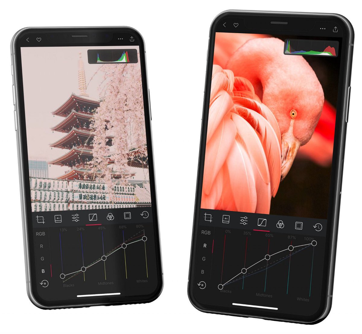 iTech911's tweet image. Darkroom Photo Editing App Gets #Histogram